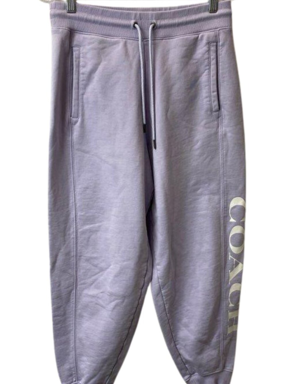COACH Essential Joggers Lilac Sweatpants Women’s Size M - Picture 3 of 9